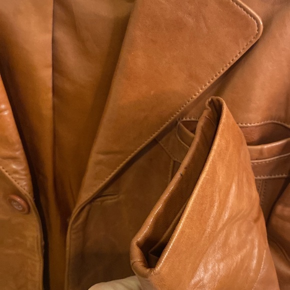 VINTAGE Wilson’s leather mens jacket 36 - Picture 7 of 7